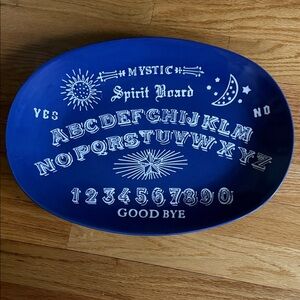Mystic Spirit Board Oval Serving Platter - Deep Blue